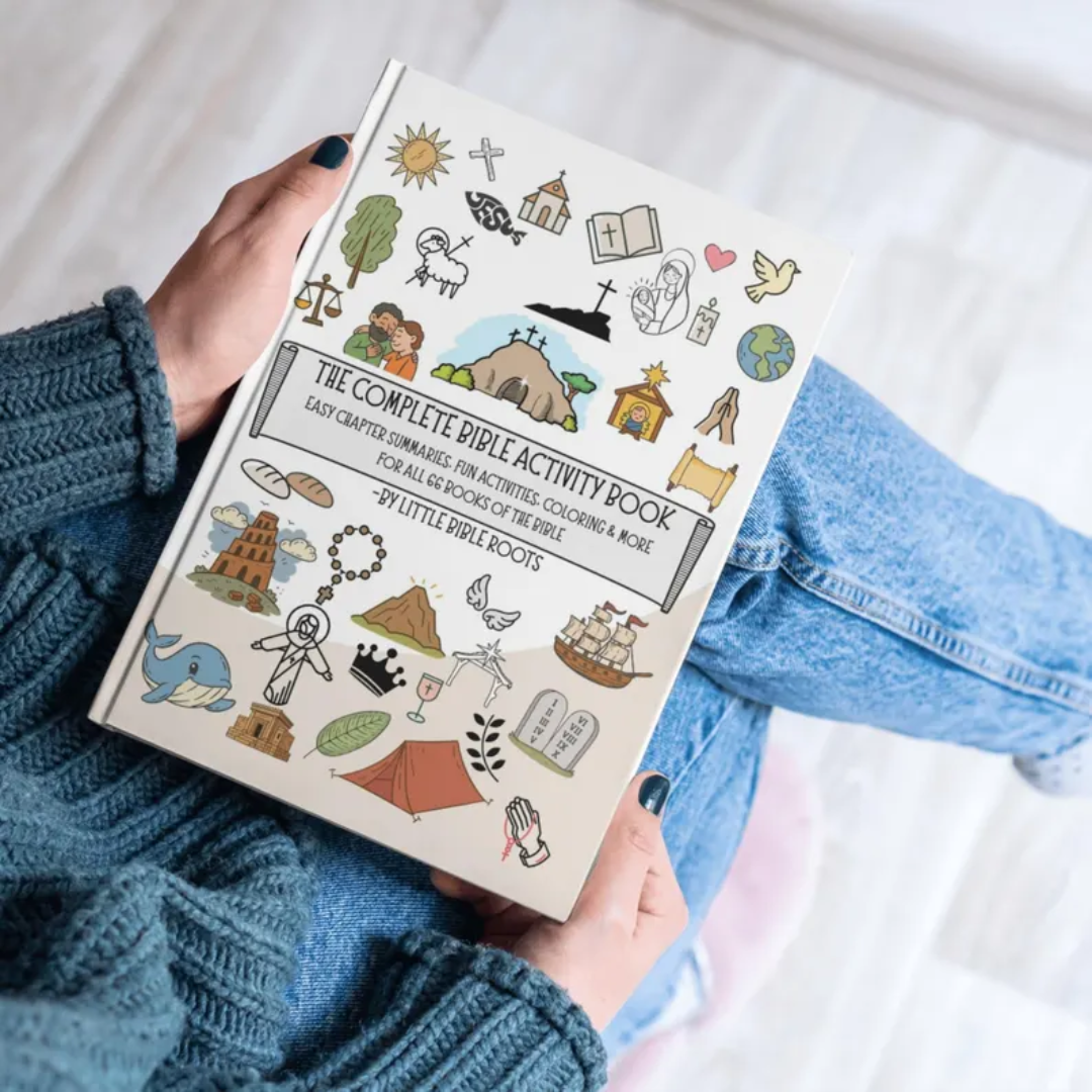 Complete Bible Activity Book for Kids, Bible Study, Bible Workbook Coloring, Tracing, Activity, Old Testament, New Testament, PRINTABLE