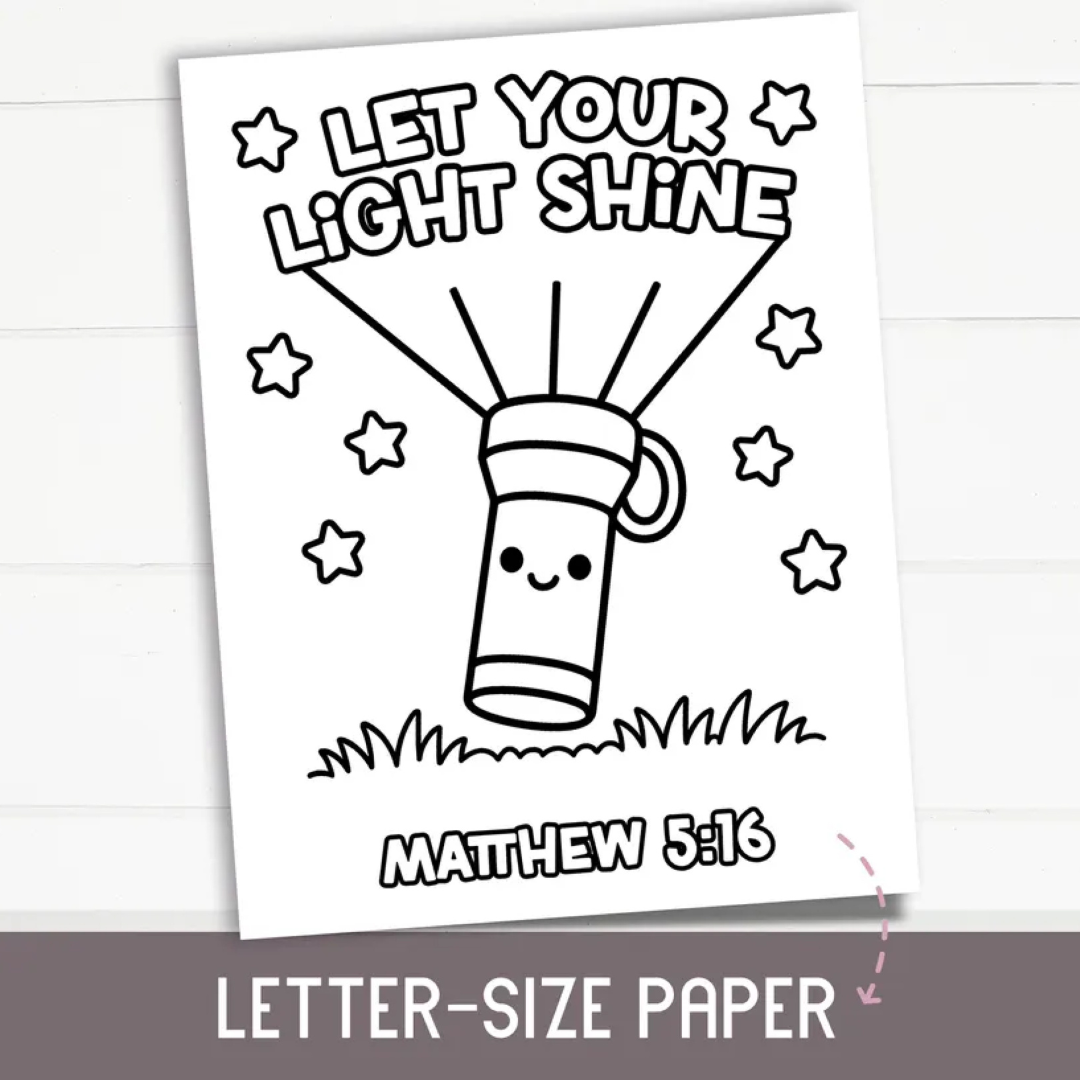 20 Bible Verse Coloring Pages for Kids – Christian Printable Scripture Activity Set - Instant Download for Kids Church, VBS, Sunday School