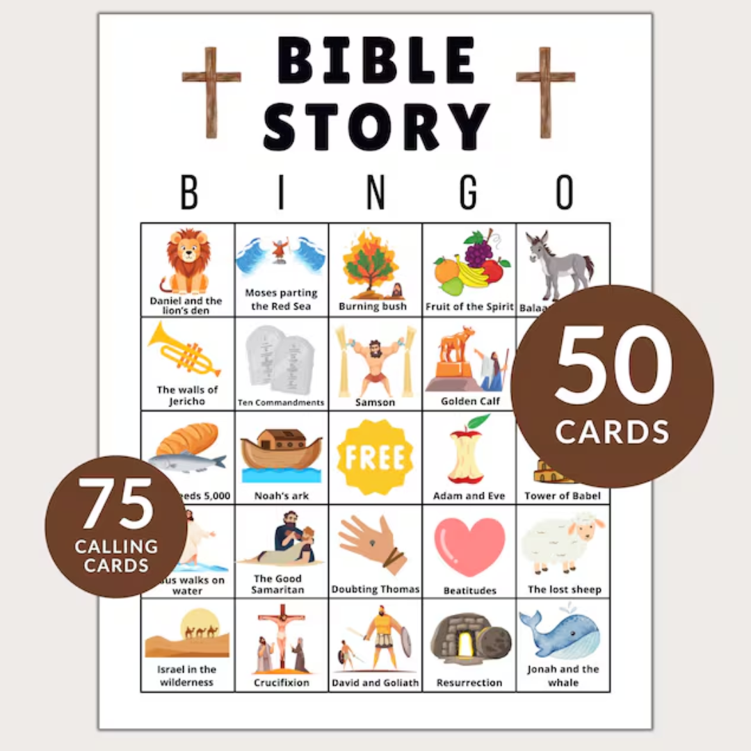 Bible Games, Christian Games, Bible Trivia, Bible Bingo, Printable Bible Games, Church Game, Women's Ministry Games, Youth Group Games