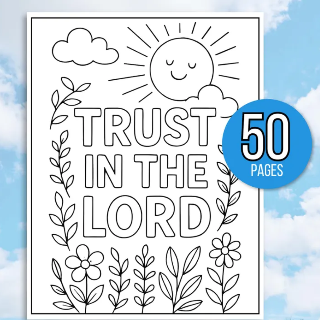 Kids Bible Verse Coloring Pages, Kid's Bible Coloring Pages, Sunday School Coloring Pages, Christian Coloring Pages, Religious Coloring Page