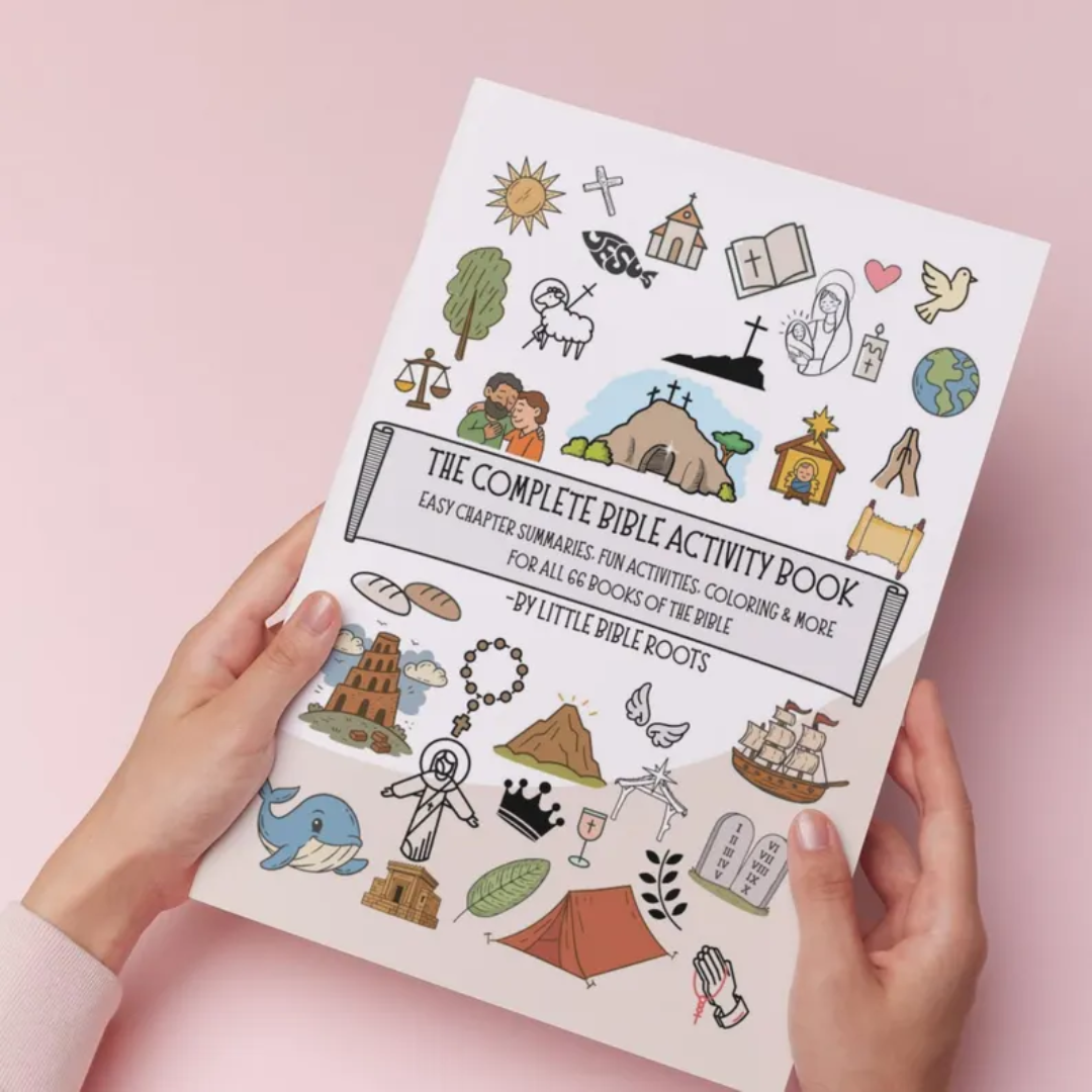 Complete Bible Activity Book for Kids, Bible Study, Bible Workbook Coloring, Tracing, Activity, Old Testament, New Testament, PRINTABLE