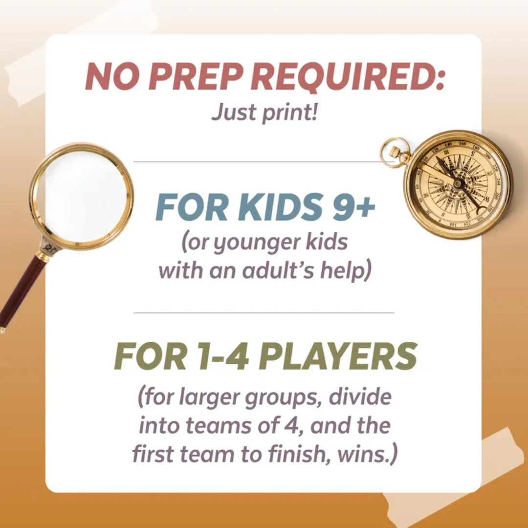 Doctrine & Covenants Escape Room: Time Traveler's Journey (Printable)