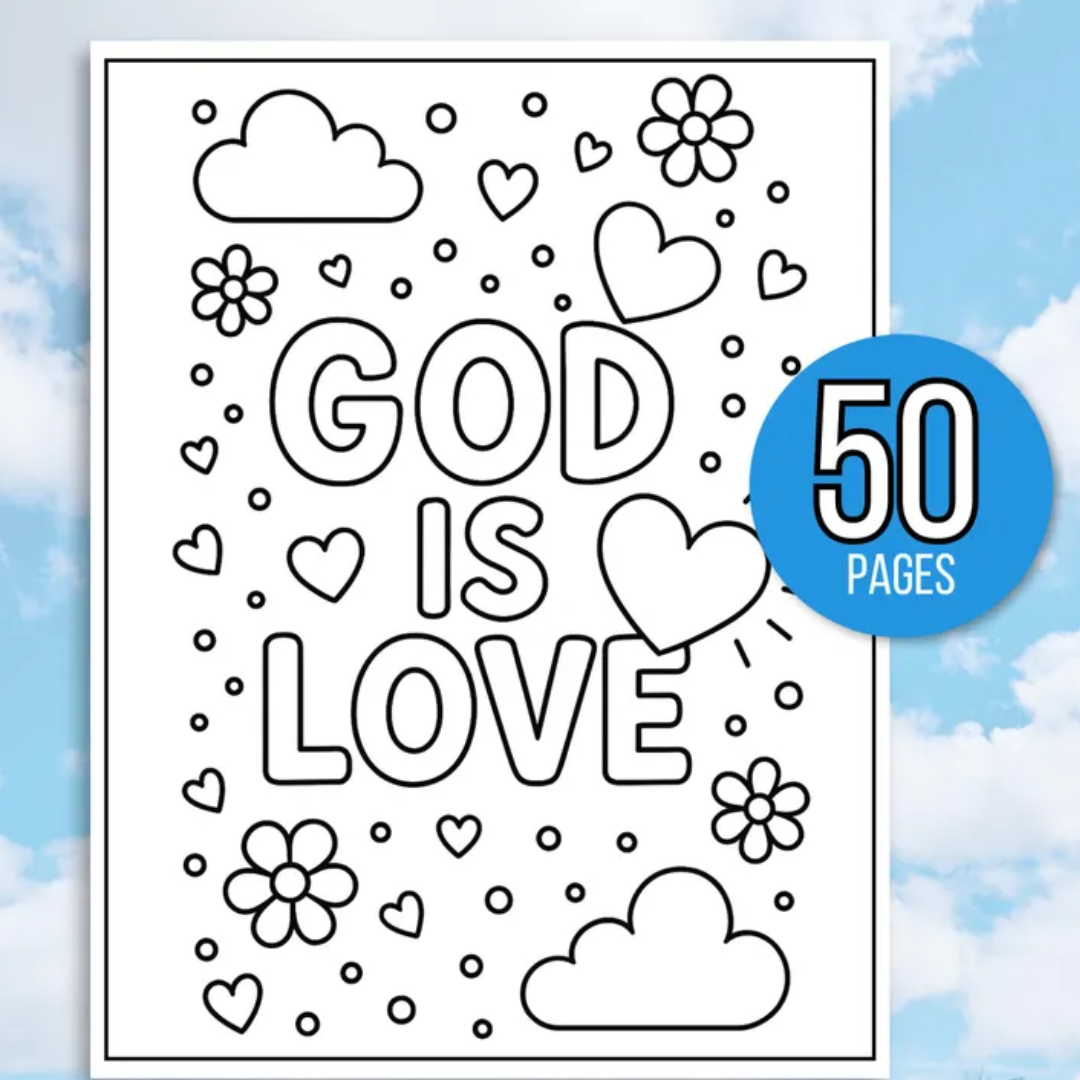 Kids Bible Verse Coloring Pages, Kid's Bible Coloring Pages, Sunday School Coloring Pages, Christian Coloring Pages, Religious Coloring Page