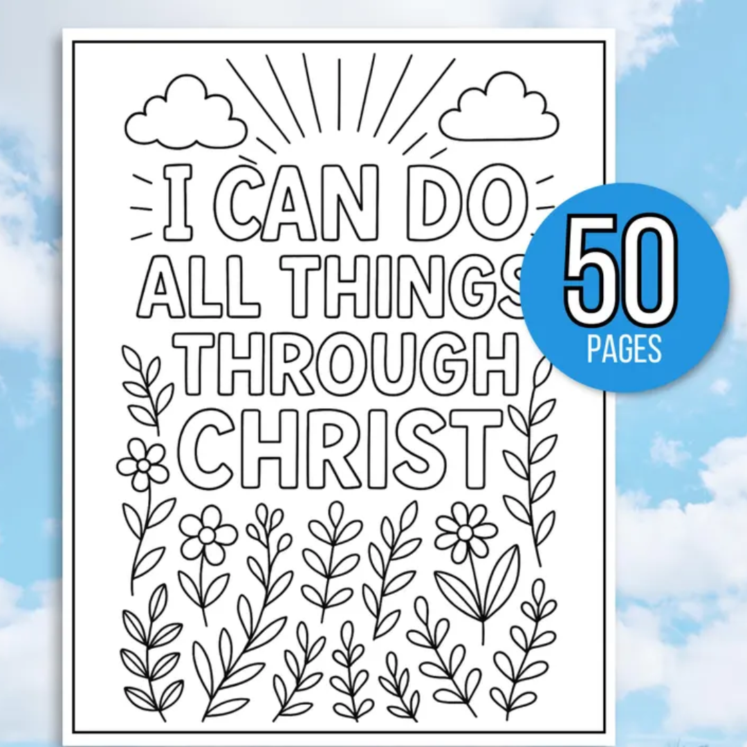 Kids Bible Verse Coloring Pages, Kid's Bible Coloring Pages, Sunday School Coloring Pages, Christian Coloring Pages, Religious Coloring Page